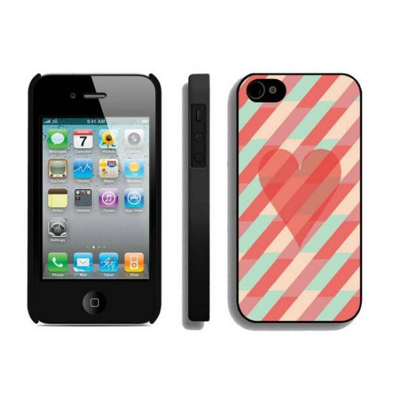 Valentine Colorful Love iPhone 4 4S Cases BTO - Click Image to Close